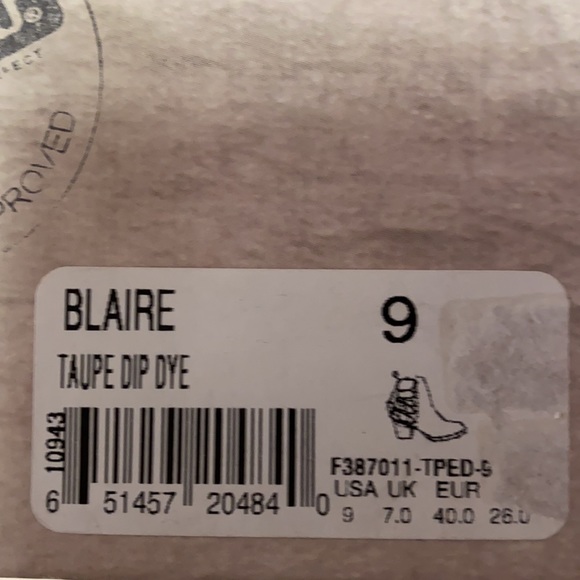 Bed Stu Blair Taupe Dip Dye Sz 9 - Picture 6 of 7